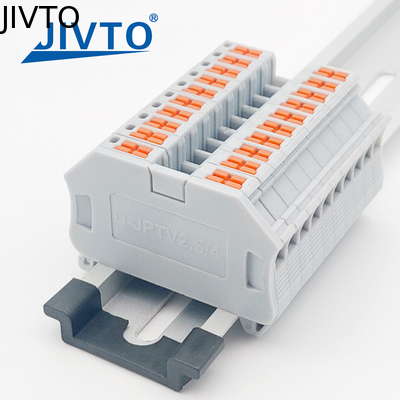 D-PTV 2.5/4 End Cover For Lateral Conductor Routing PTV 2 Push-in Wire Connector Electrical DIN Terminal Block