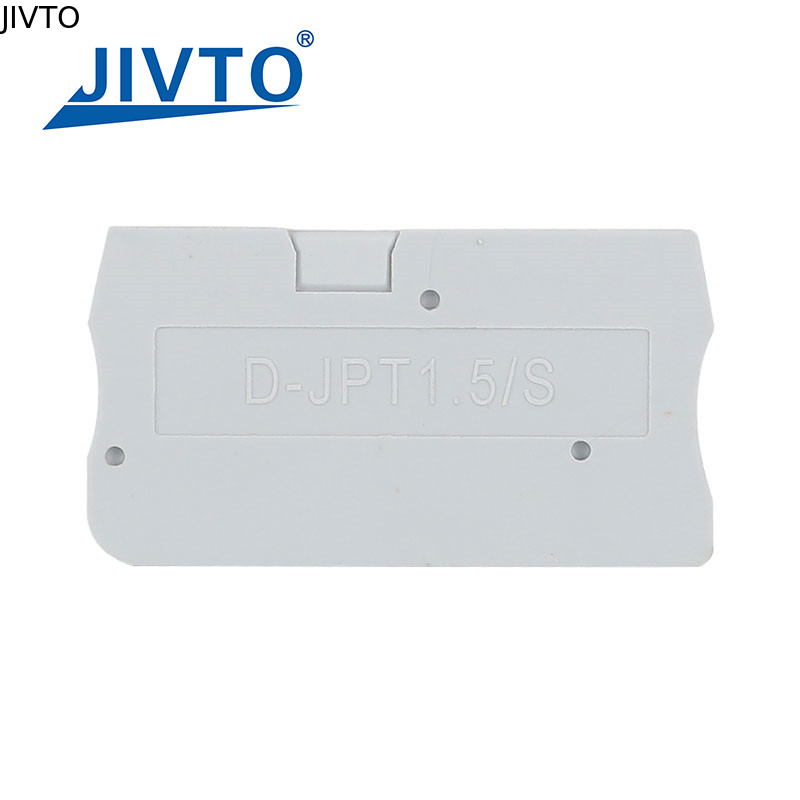 D-PT1.5 Barrier Plate For PT1.5 Wire Electrical Connector PT Type Din Rail Terminal Block Accessories D-PT 1.5 End Cover