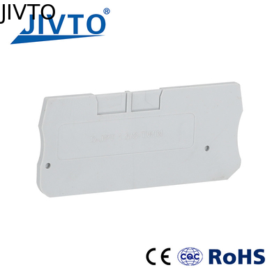D-PT1.5-TW Plaque de barrière d'extrémité Pour PT 1.5-TW Twin Wire Connector électrique Din Rail Terminal Block Accessories Couverture d'extrémité