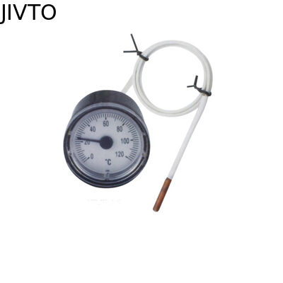 Thermomètre à Cadran Capillaire 0-120°C - Pour Eau, Huile - Capteur Laiton 1 Mètre - Professionnel