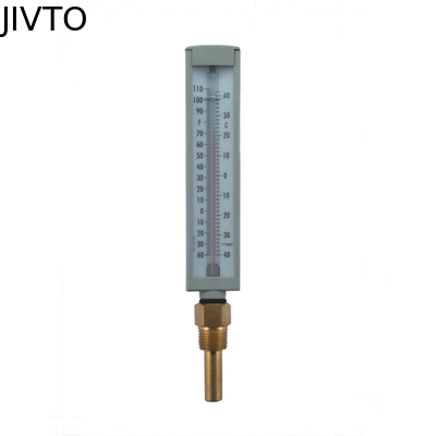 Thermomètres 40C en verre industriels industriels de Mercury 100MM 3/4