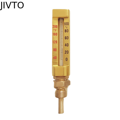 Ligne 160MM de V 100 thermomètres en verre industriels de degré 3/4